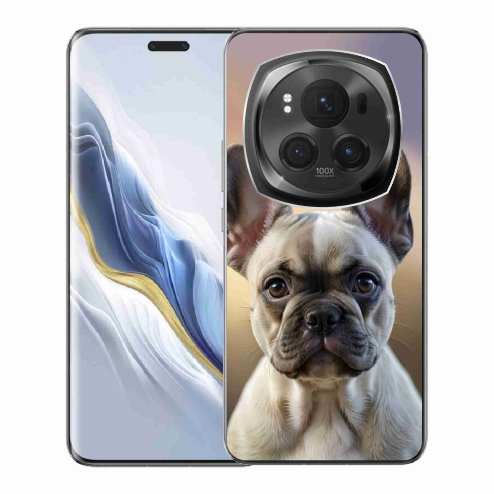 mmCase gél tok az Honor Magic 6 Pro 5G-hez – aranyos francia buldog