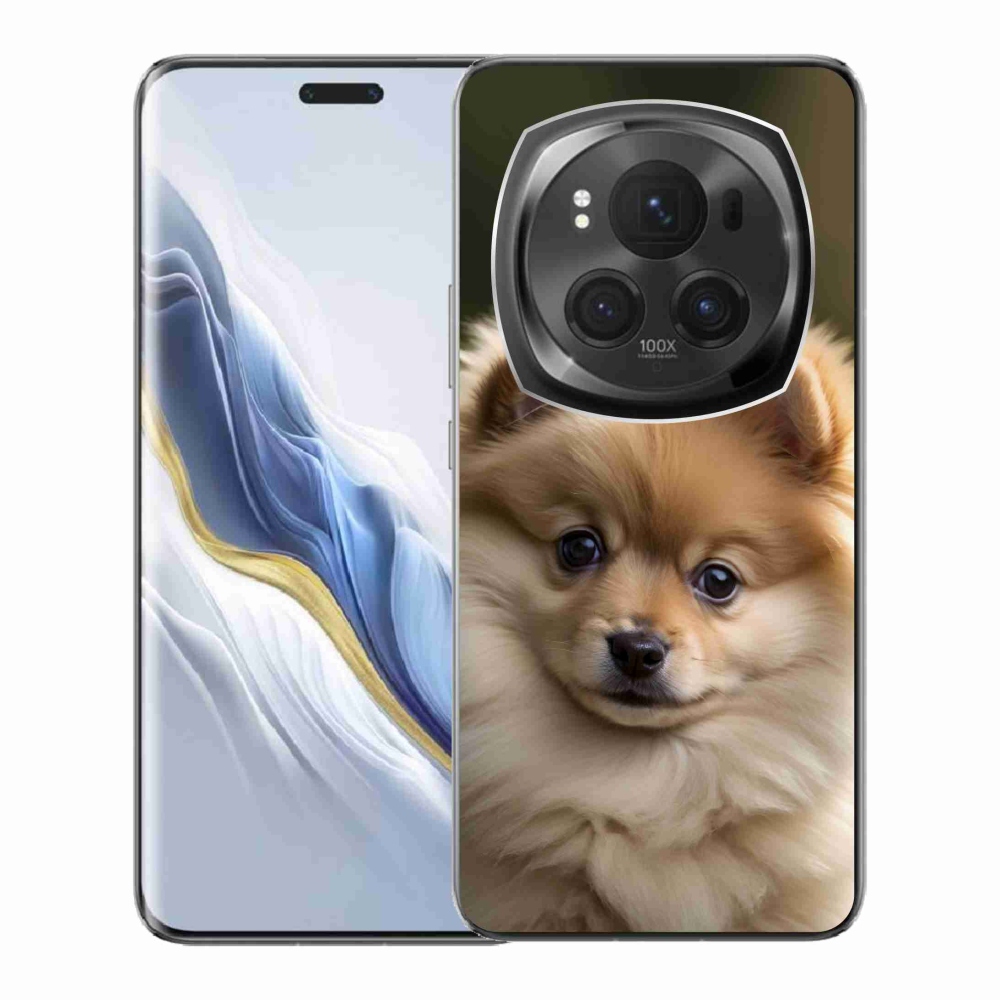 mmCase gél tok az Honor Magic 6 Pro 5G-hez – aranyos pomerániai 2