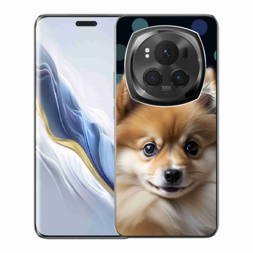 mmCase gél tok az Honor Magic 6 Pro 5G-hez – aranyos pomerániai