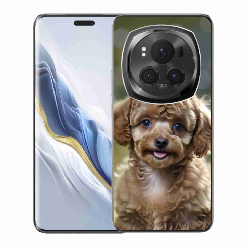 mmCase gél tok az Honor Magic 6 Pro 5G-hez – aranyos pudli