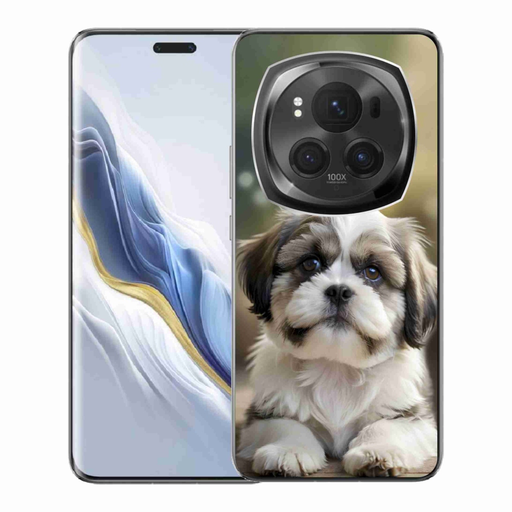 mmCase gél tok az Honor Magic 6 Pro 5G-hez – aranyos shih-tzu
