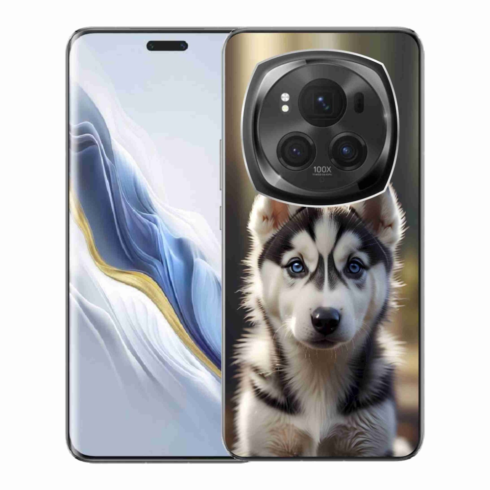 mmCase gél tok az Honor Magic 6 Pro 5G-hez – aranyos szibériai husky