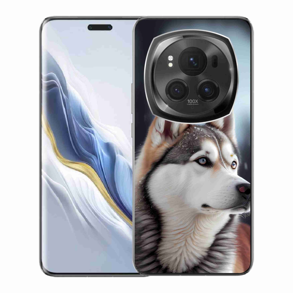 mmCase gél tok az Honor Magic 6 Pro 5G-hez – szibériai husky