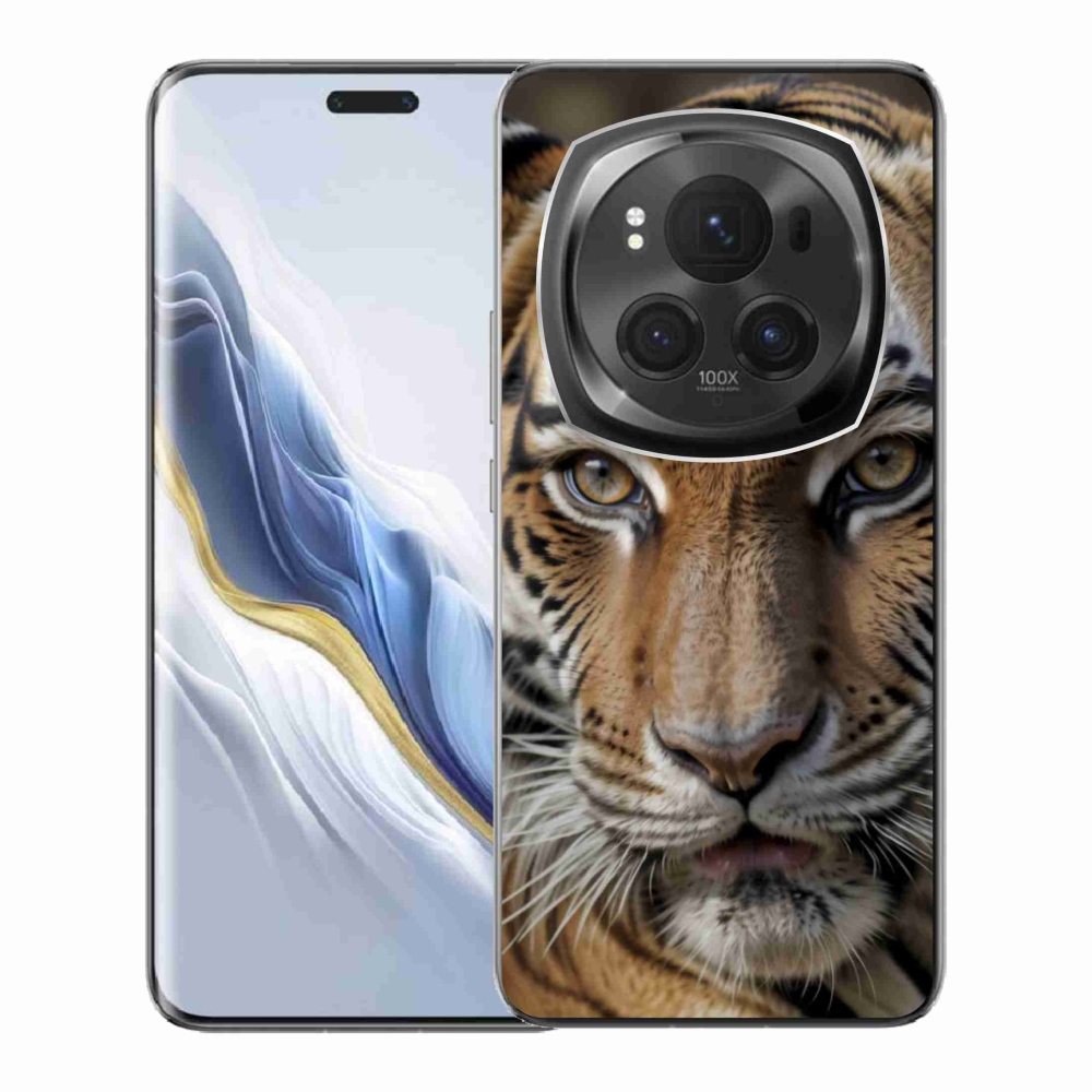 Gél borítás mmCase a Honor Magic 6 Pro 5G számára - Tigris nézet