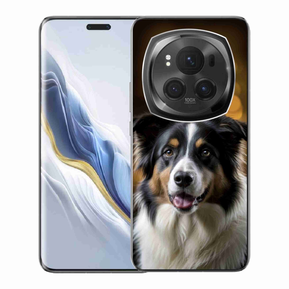 mmCase gél tok az Honor Magic 6 Pro 5G-hez – mosolygós ausztrál juhászkutya