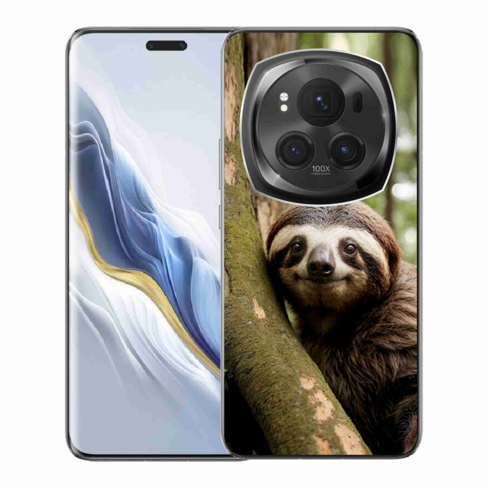 mmCase gél tok az Honor Magic 6 Pro 5G-hez – mosolygós lajhár