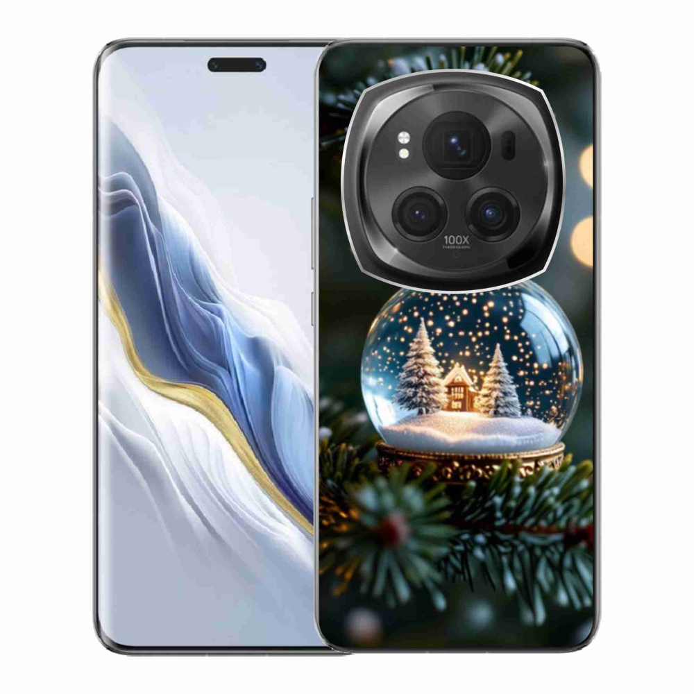 Gél borítás mmCase a Honor Magic 6 Pro 5G számára - Karácsonyi gömbök 2