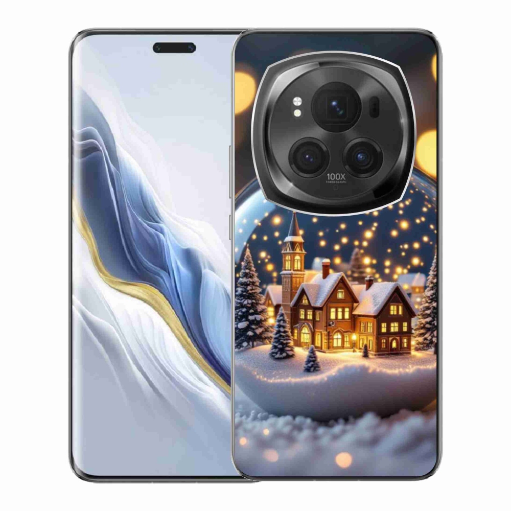Gél borítás mmCase a Honor Magic 6 Pro 5G számára - Karácsonyi golyók 4