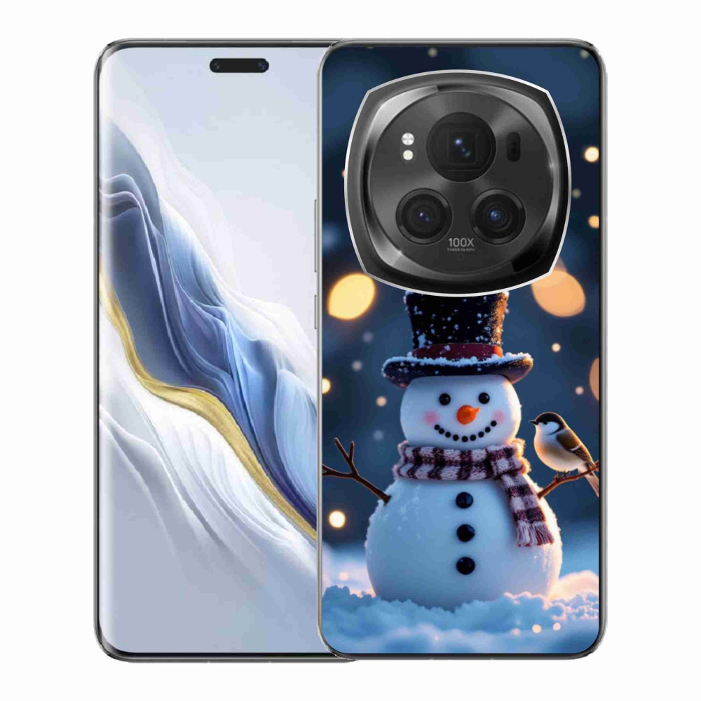 mmCase gél tok az Honor Magic 6 Pro 5G-hez – karácsonyi hóember