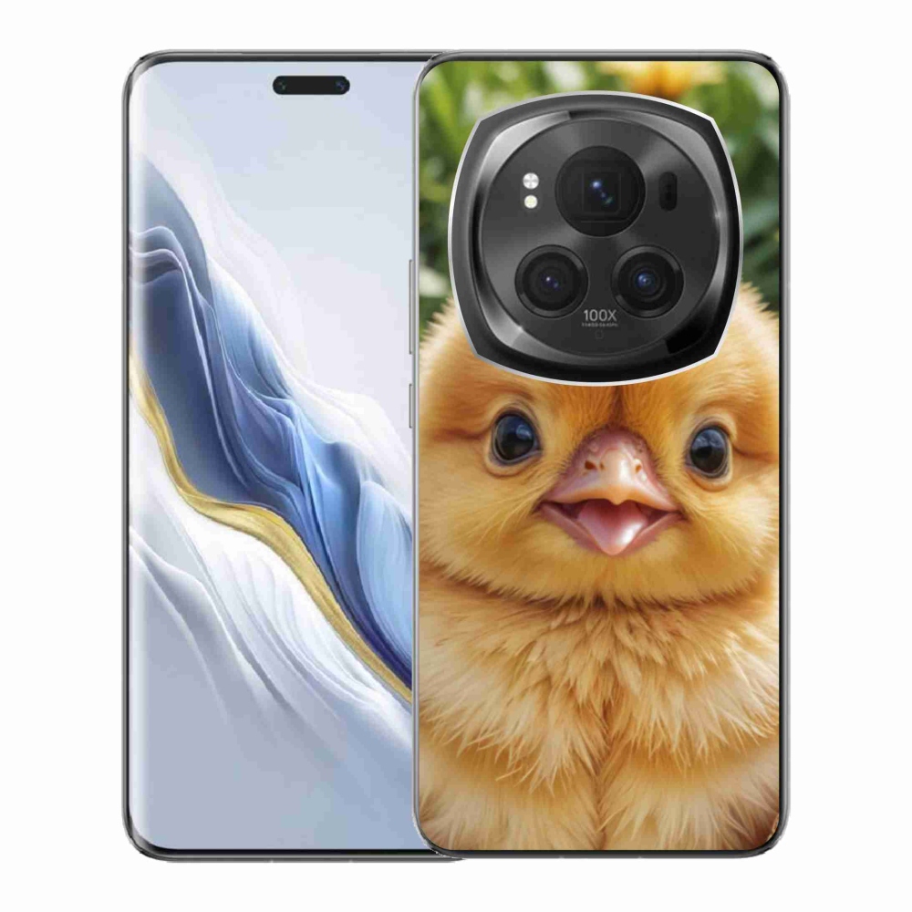 Gél borítás mmCase a Honor Magic 6 Pro 5G számára - boldog csaj