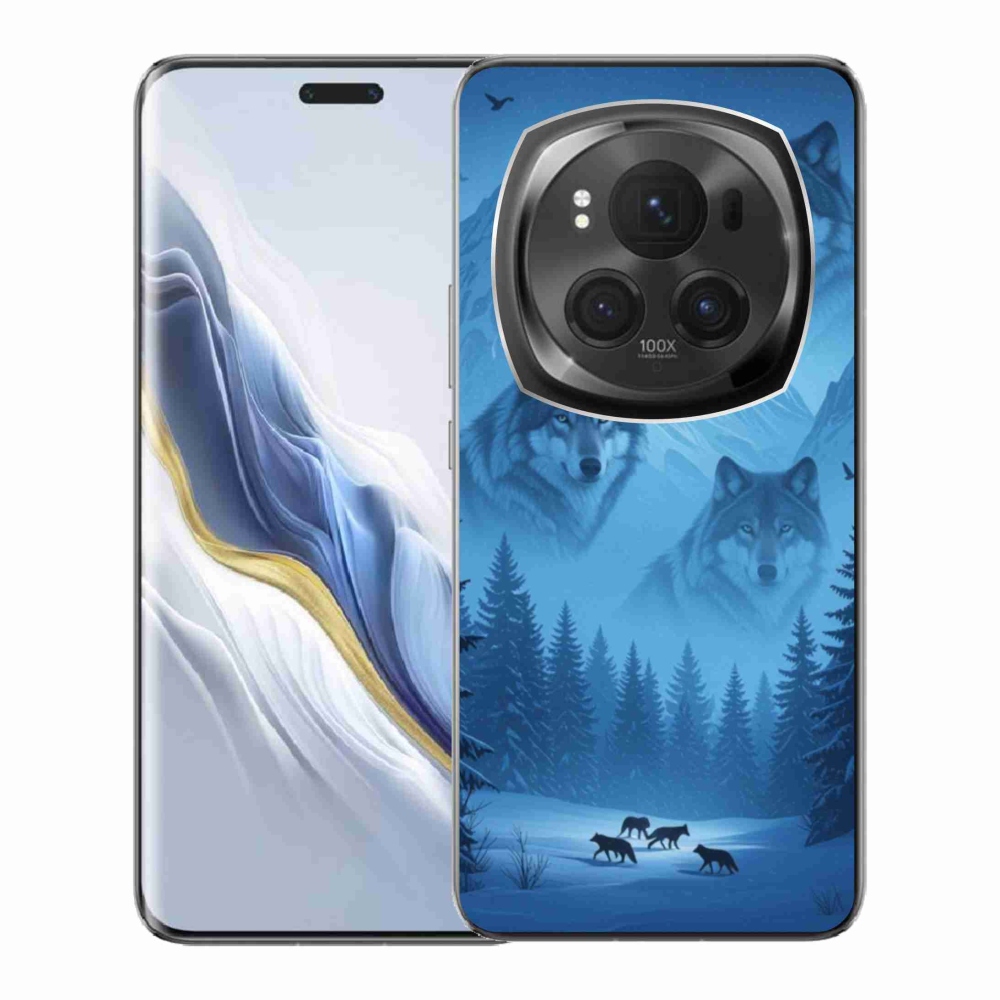 Zselés borítás mmCase a Honor Magic 6 Pro 5G készülékhez - farkas csomag