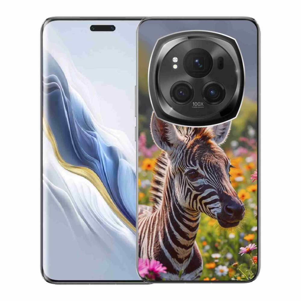 mmCase gél tok az Honor Magic 6 Pro 5G-hez – zebra a réten