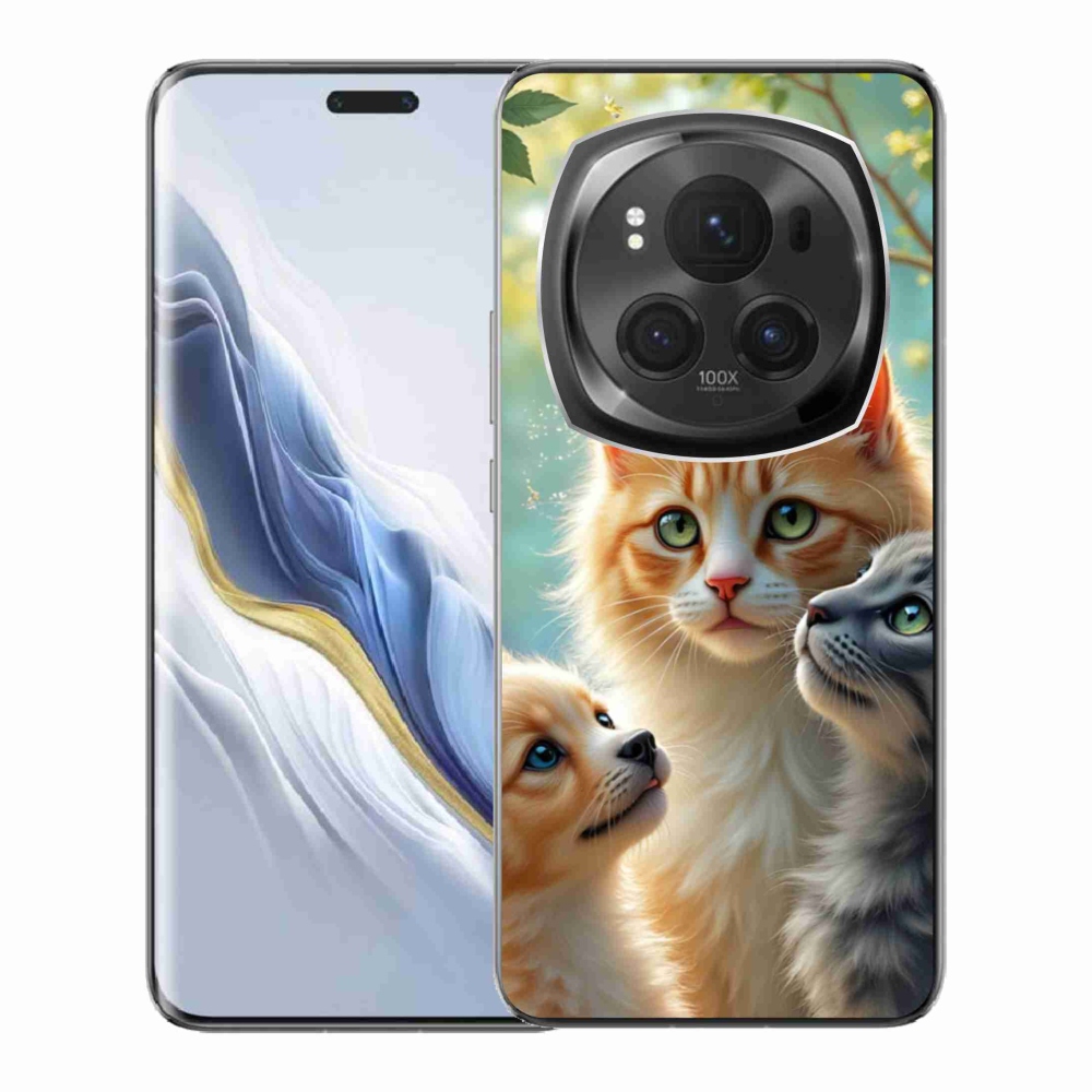 Gél borítás mmCase a Honor Magic 6 Pro 5G számára - Állati barátság 2