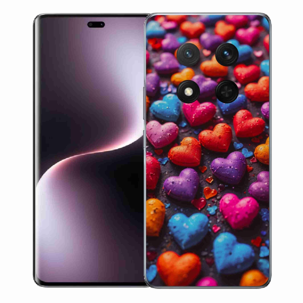 Gél borítás mmCase a Honor Magic 7 Lite 5G számára - színes szív