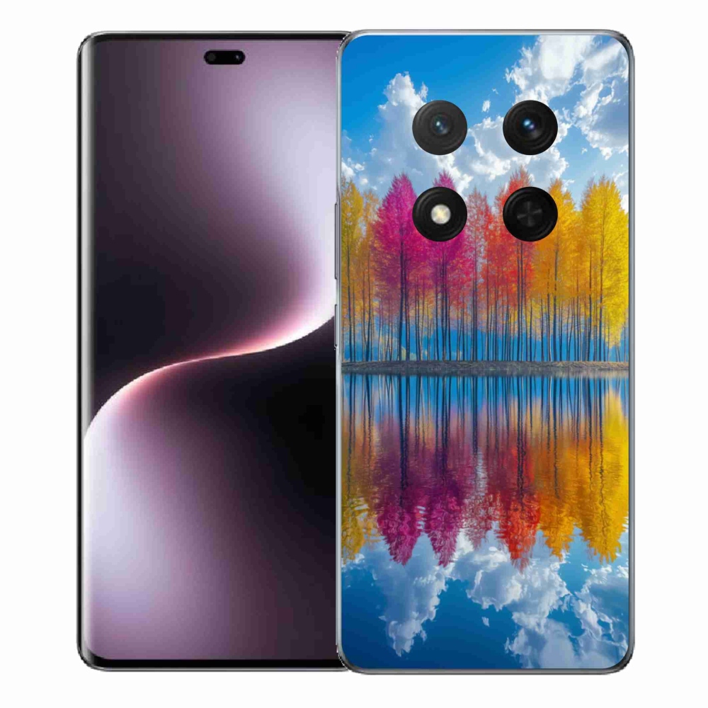 Gél borítás mmCase a Honor Magic 7 Lite 5G számára - színes fák