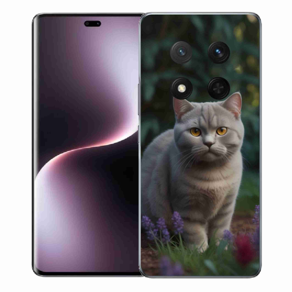 Zselés borítás mmCase a Honor Magic 7 Lite 5G számára - brit macska