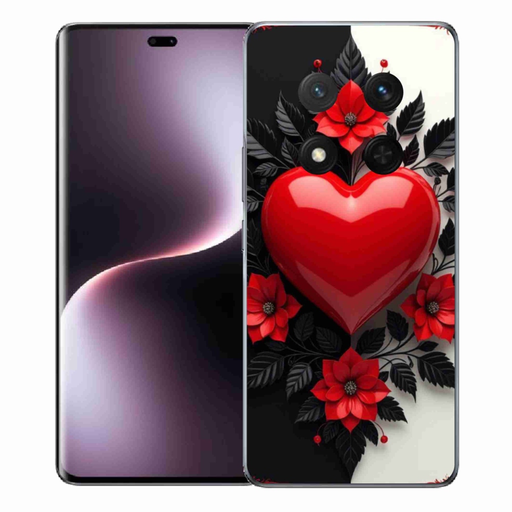 Gél borítás mmCase a Honor Magic 7 Lite 5G készülékhez - piros szív