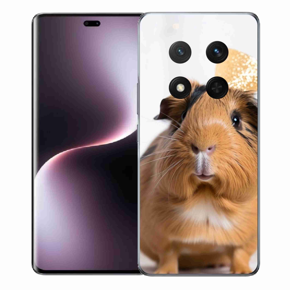 Gél borítás mmCase a Honor Magic 7 Lite 5G készülékhez - barna tengerimalac