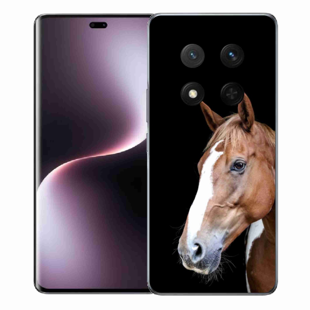 Zselés borítás mmCase a Honor Magic 7 Lite 5G számára - barna ló 3