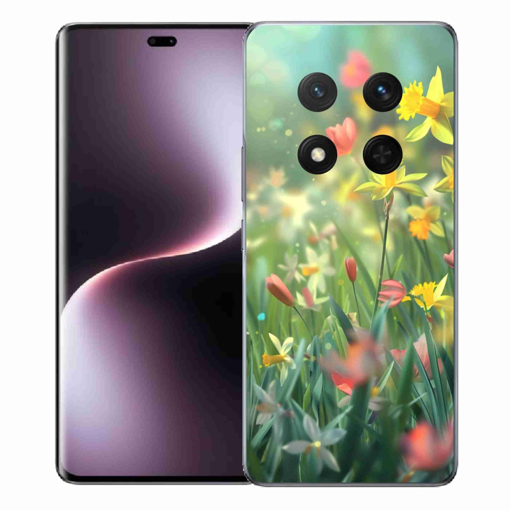 Gél borítás mmCase a Honor Magic 7 Lite 5G számára - tavaszi virágok