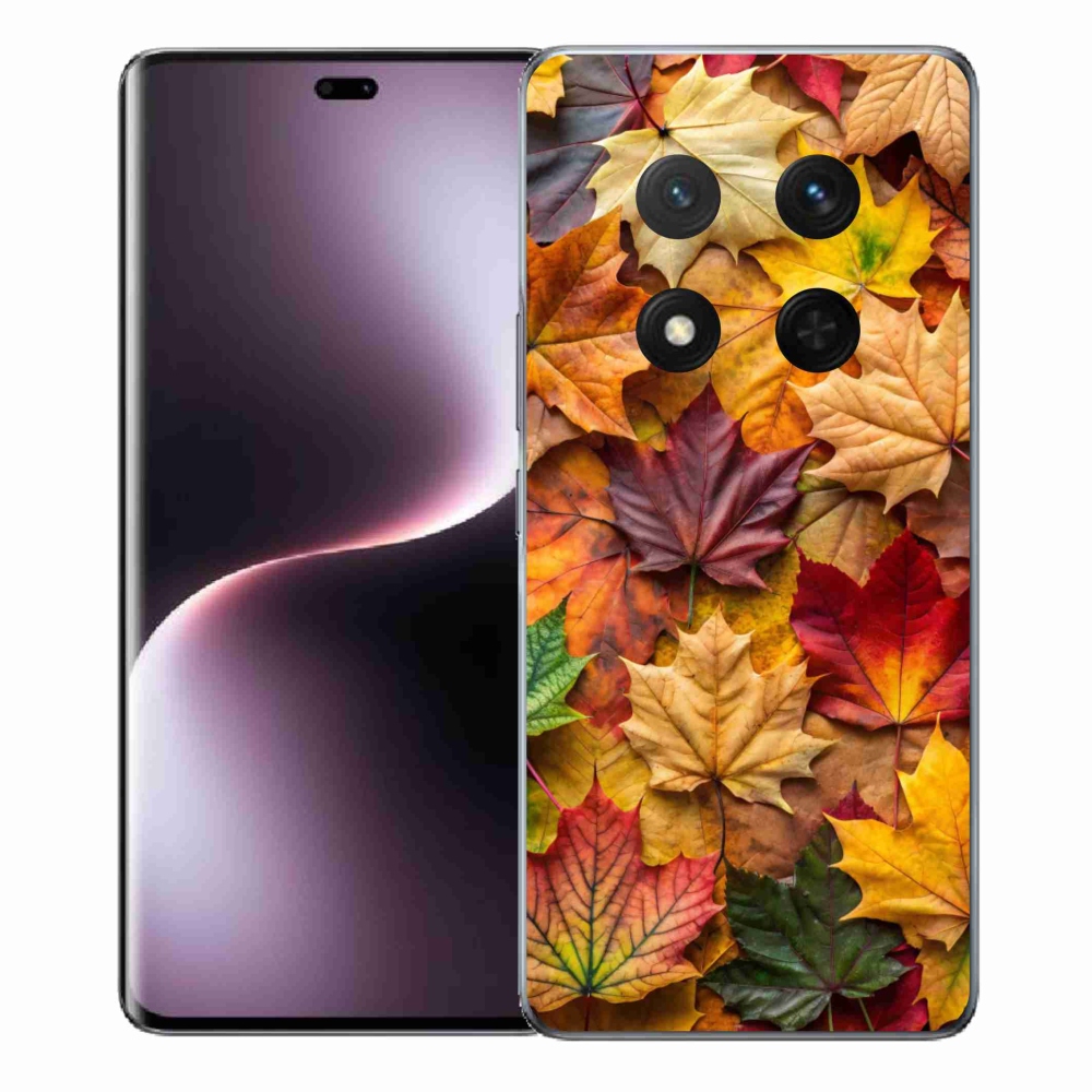 Gél borítás mmCase a Honor Magic 7 Lite 5G számára - juharlevelek 2