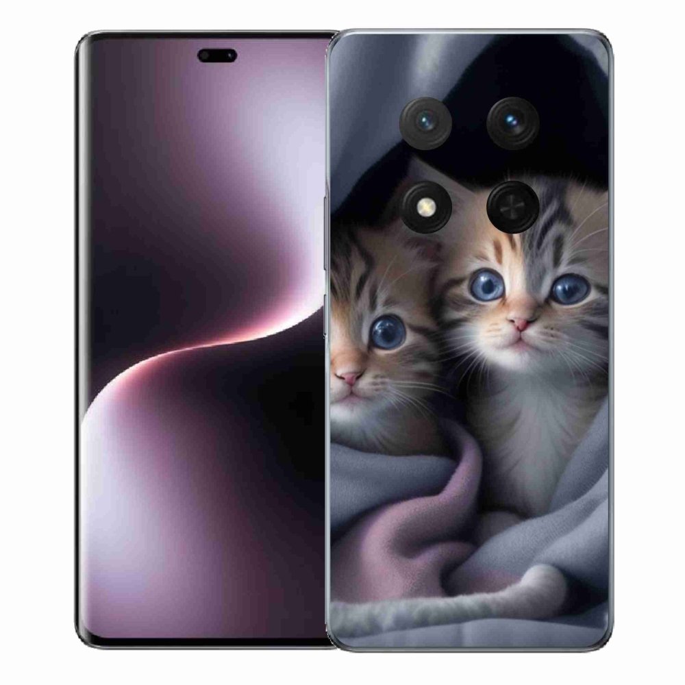 Zselés borítás mmCase a Honor Magic 7 Lite 5G számára - cat duo 2