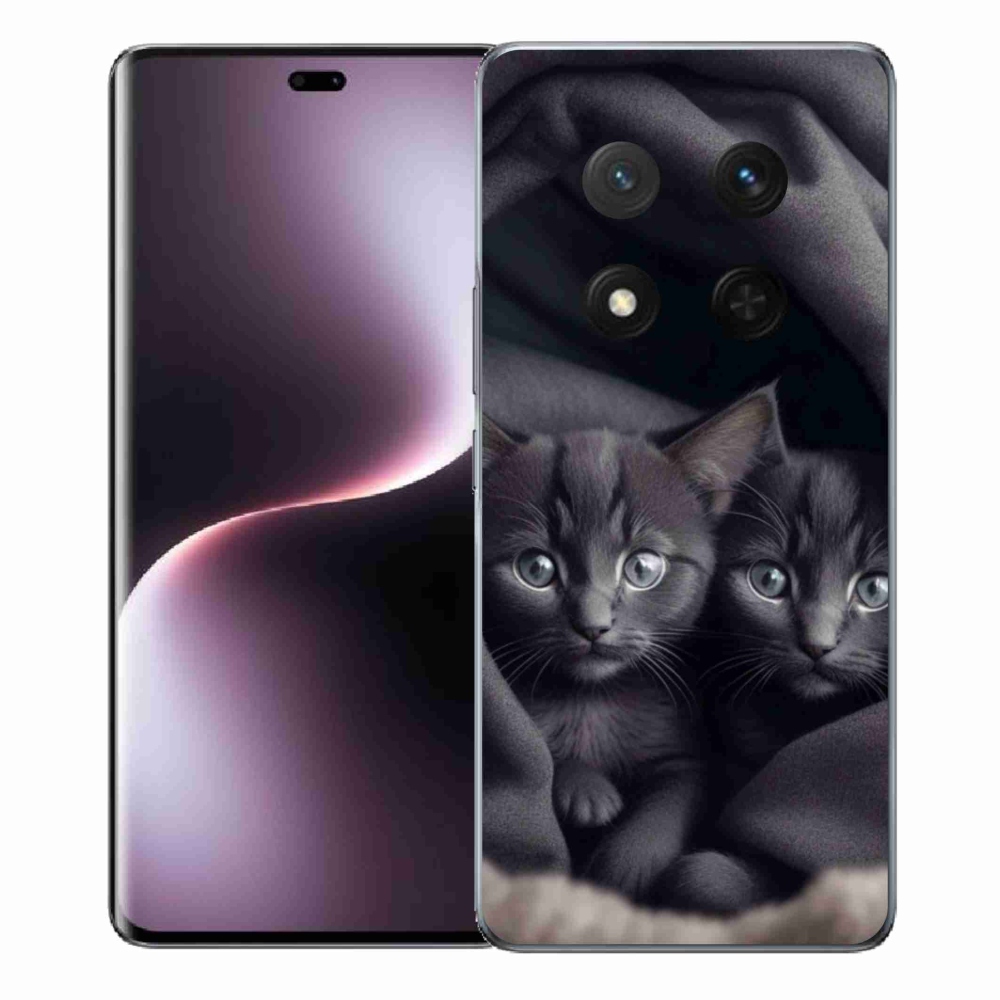Zselés borítás mmCase a Honor Magic 7 Lite 5G számára - cat duo