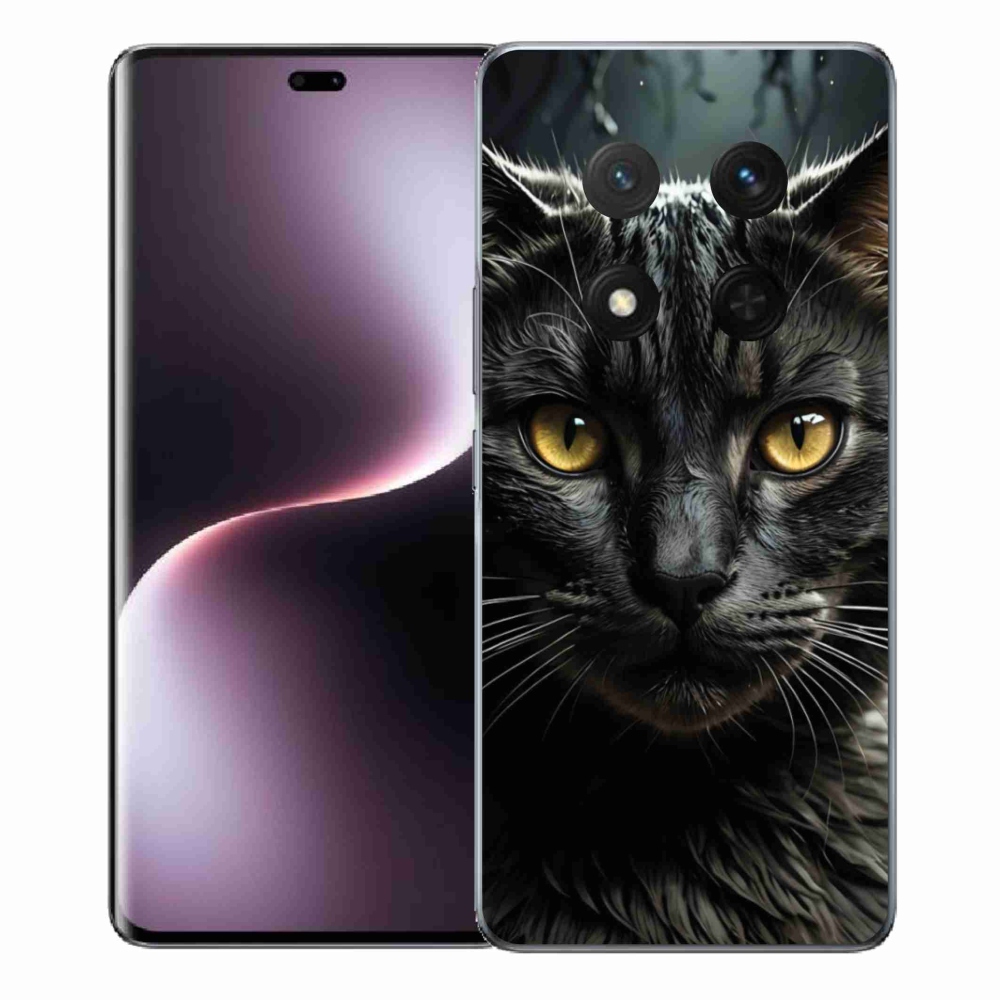 Gél borítás mmCase a Honor Magic 7 Lite 5G számára - macskaszem 3