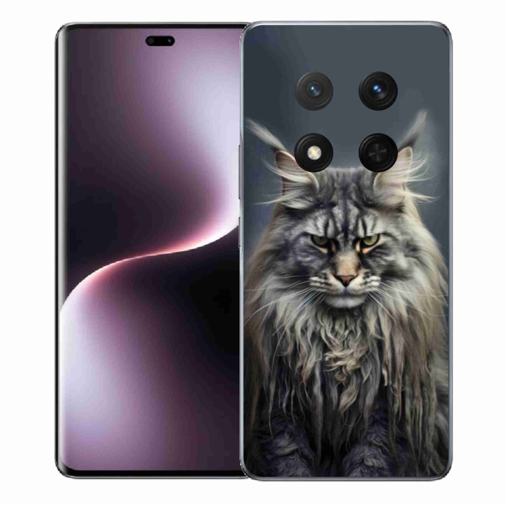 Gél borítás mmCase a Honor Magic 7 Lite 5G számára - macskaszem nézet 4