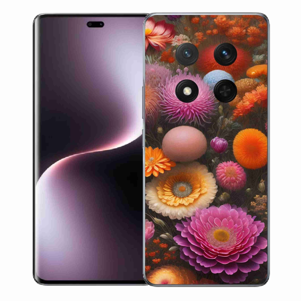 Gél borítás mmCase a Honor Magic 7 Lite 5G számára - virágos kompozíció