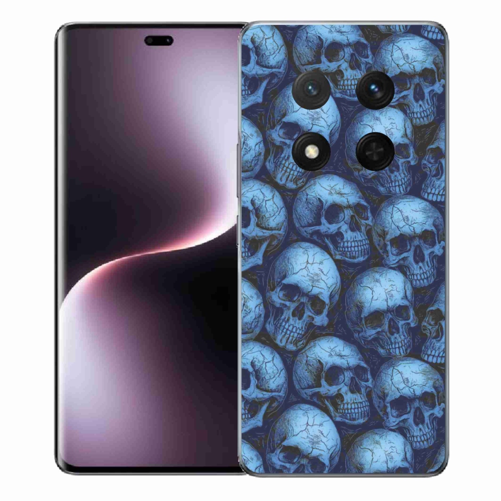 Zselés borítás mmCase a Honor Magic 7 Lite 5G számára - koponyák
