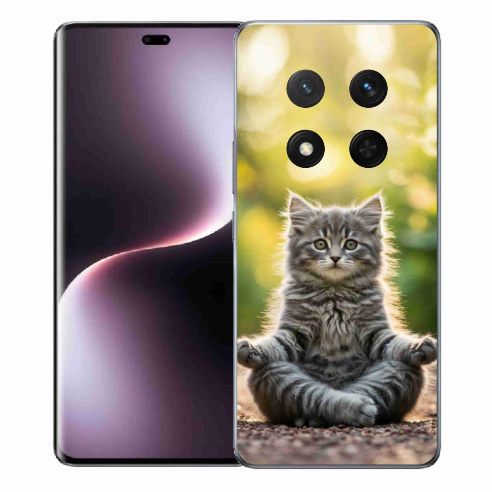 Gél borítás mmCase a Honor Magic 7 Lite 5G számára - meditáló cica
