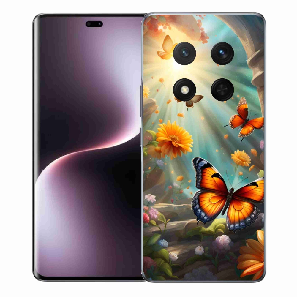 Gél borítás mmCase a Honor Magic 7 Lite 5G számára - pillangókert 2