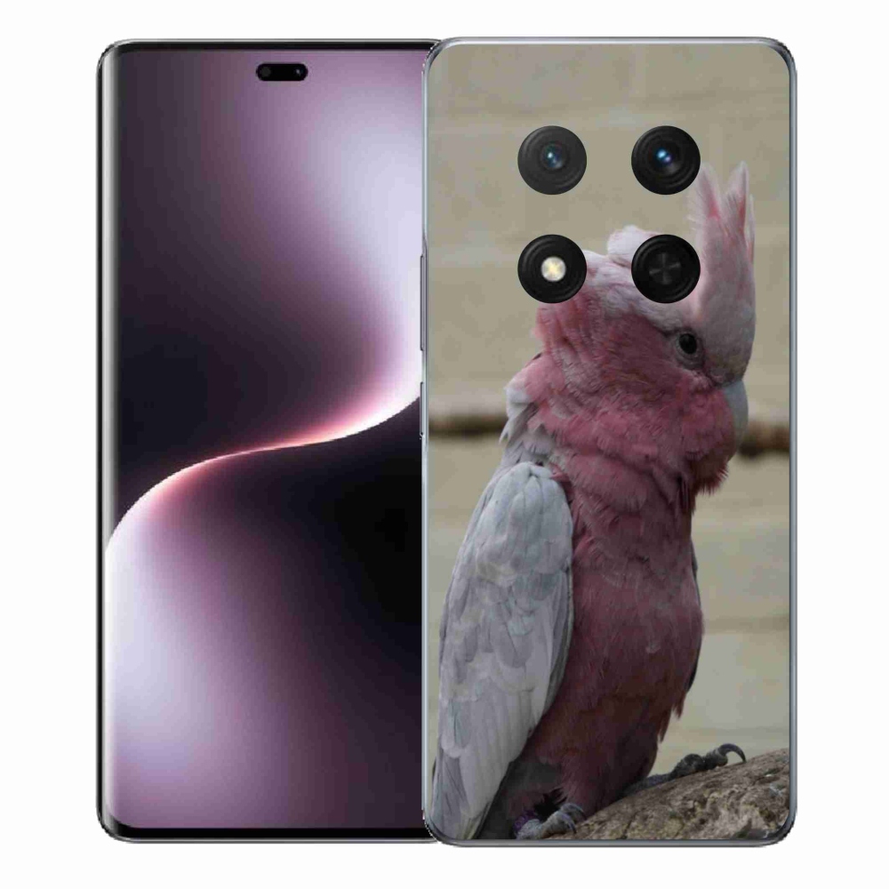 Zselés borítás mmCase a Honor Magic 7 Lite 5G készülékhez - papagáj kakadu rózsaszínű