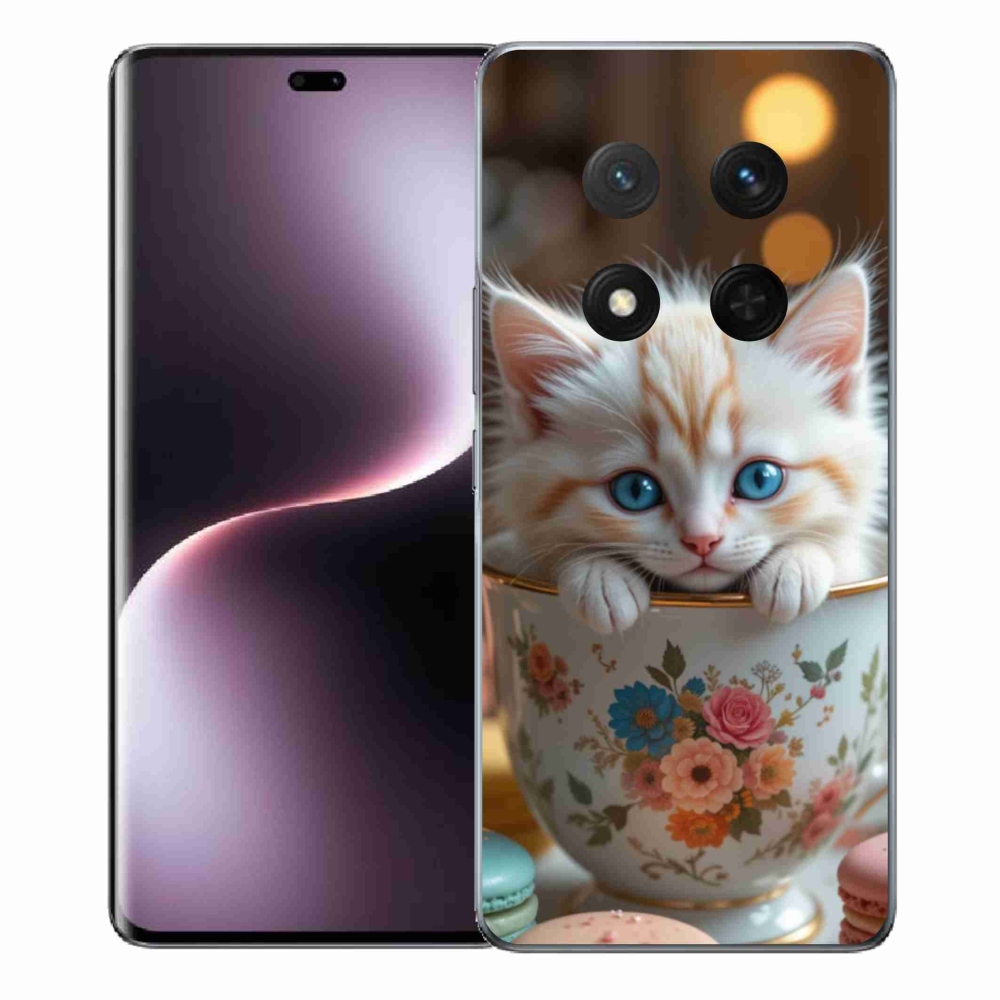Gél borítás mmCase a Honor Magic 7 Lite 5G számára - aranyos cica 6