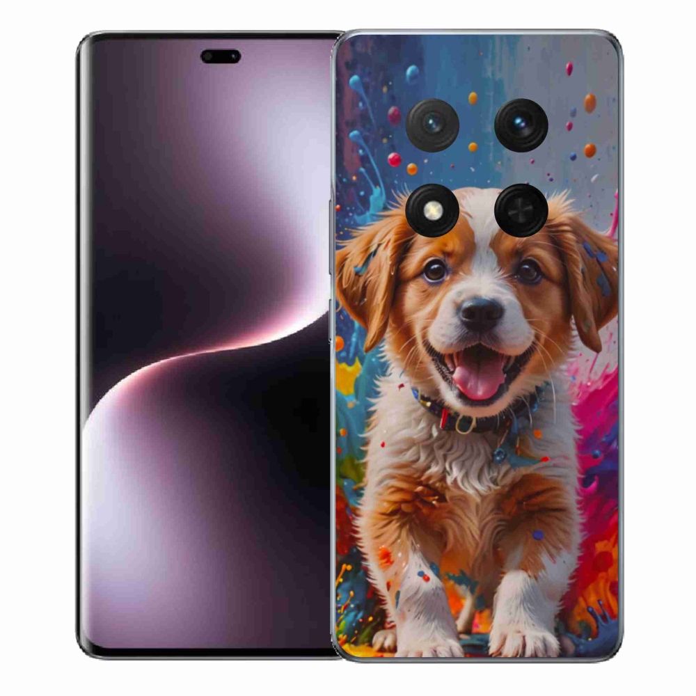 Gél borítás mmCase a Honor Magic 7 Lite 5G számára - aranyos kiskutya 3