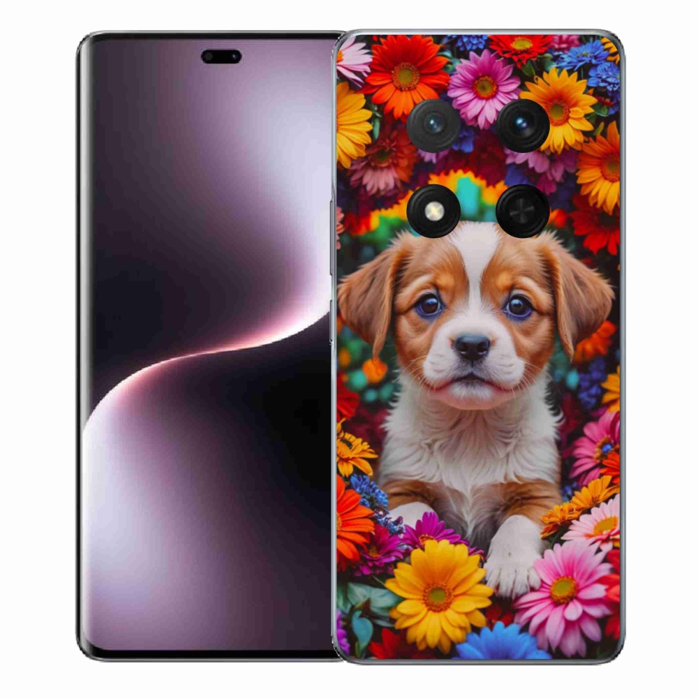 Gél borítás mmCase a Honor Magic 7 Lite 5G számára - aranyos kiskutya