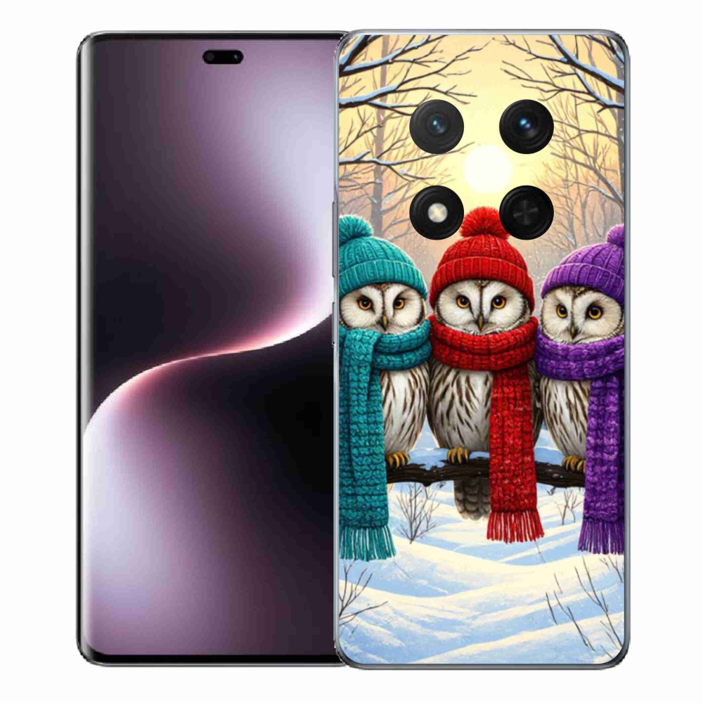 Gél borítás mmCase a Honor Magic 7 Lite 5G számára - bagoly barátok