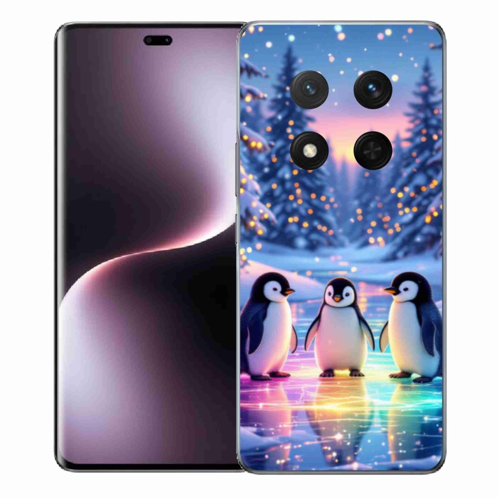 Gél borítás mmCase a Honor Magic 7 Lite 5G számára - Pingvinek