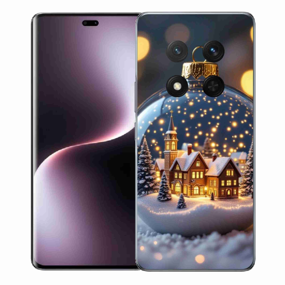 Gél borítás mmCase a Honor Magic 7 Lite 5G számára - Karácsonyi golyók 4