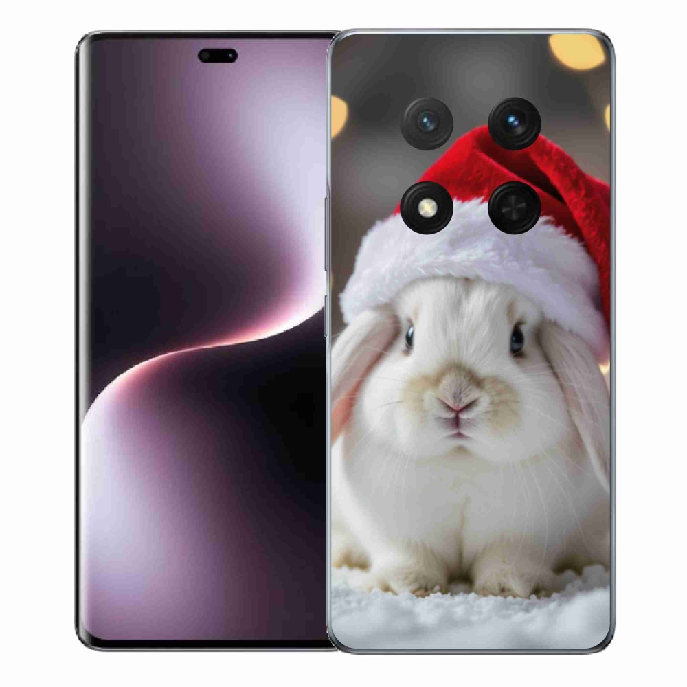 Gél borítás mmCase a Honor Magic 7 Lite 5G számára - Karácsonyi nyúl