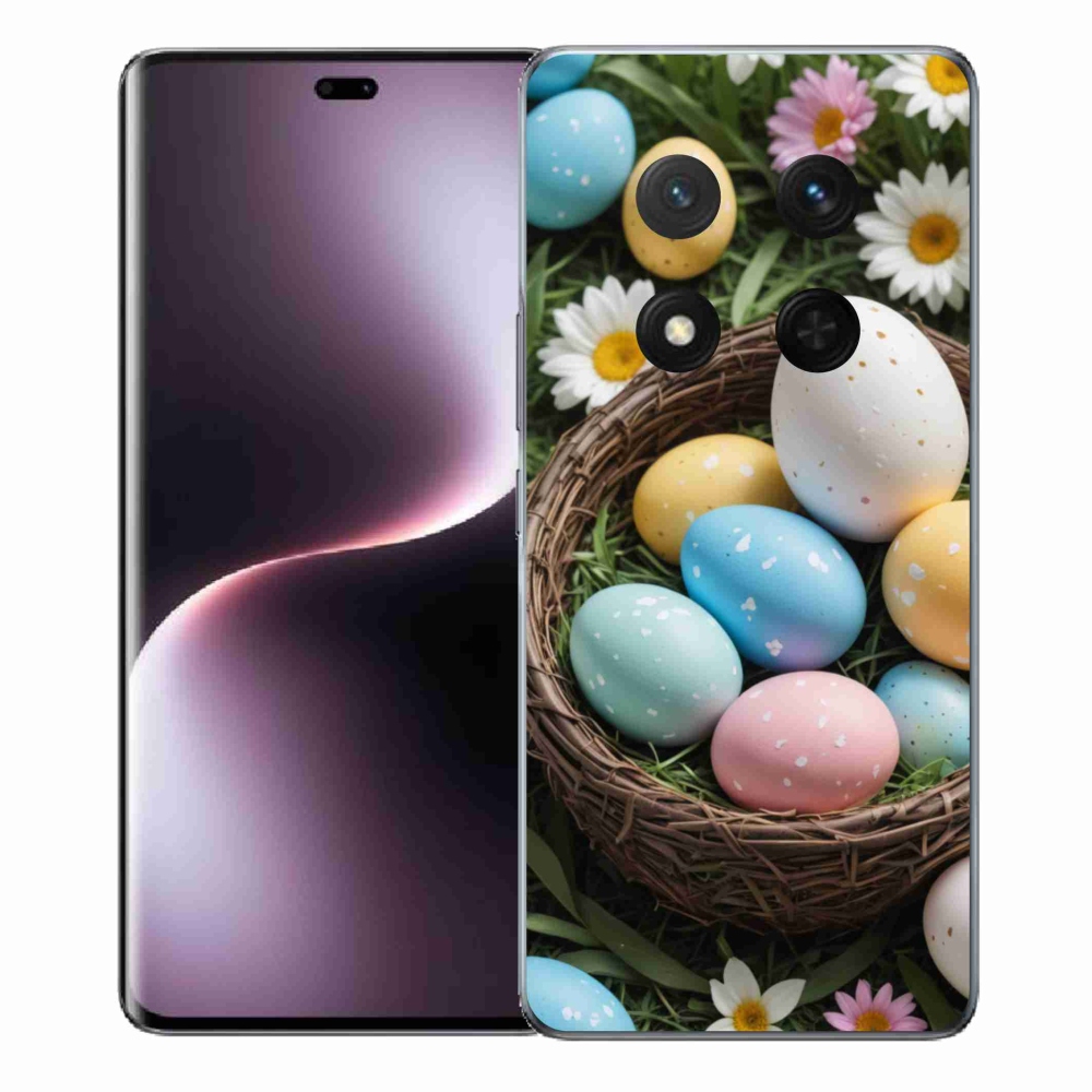 Gél borítás mmCase a Honor Magic 7 Lite 5G számára - Húsvéti tojások 2