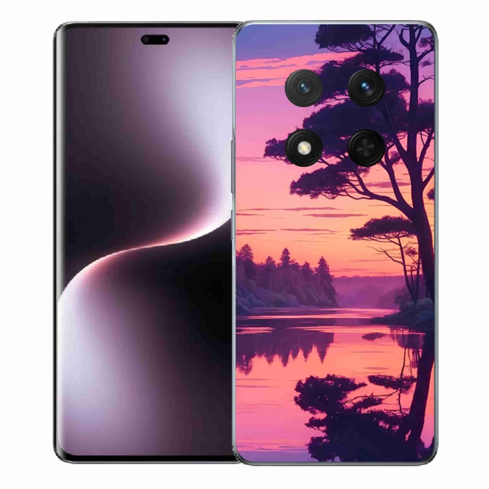 Gél borító mmCase a Honor Magic 7 Lite 5G számára - naplemente a tó felett