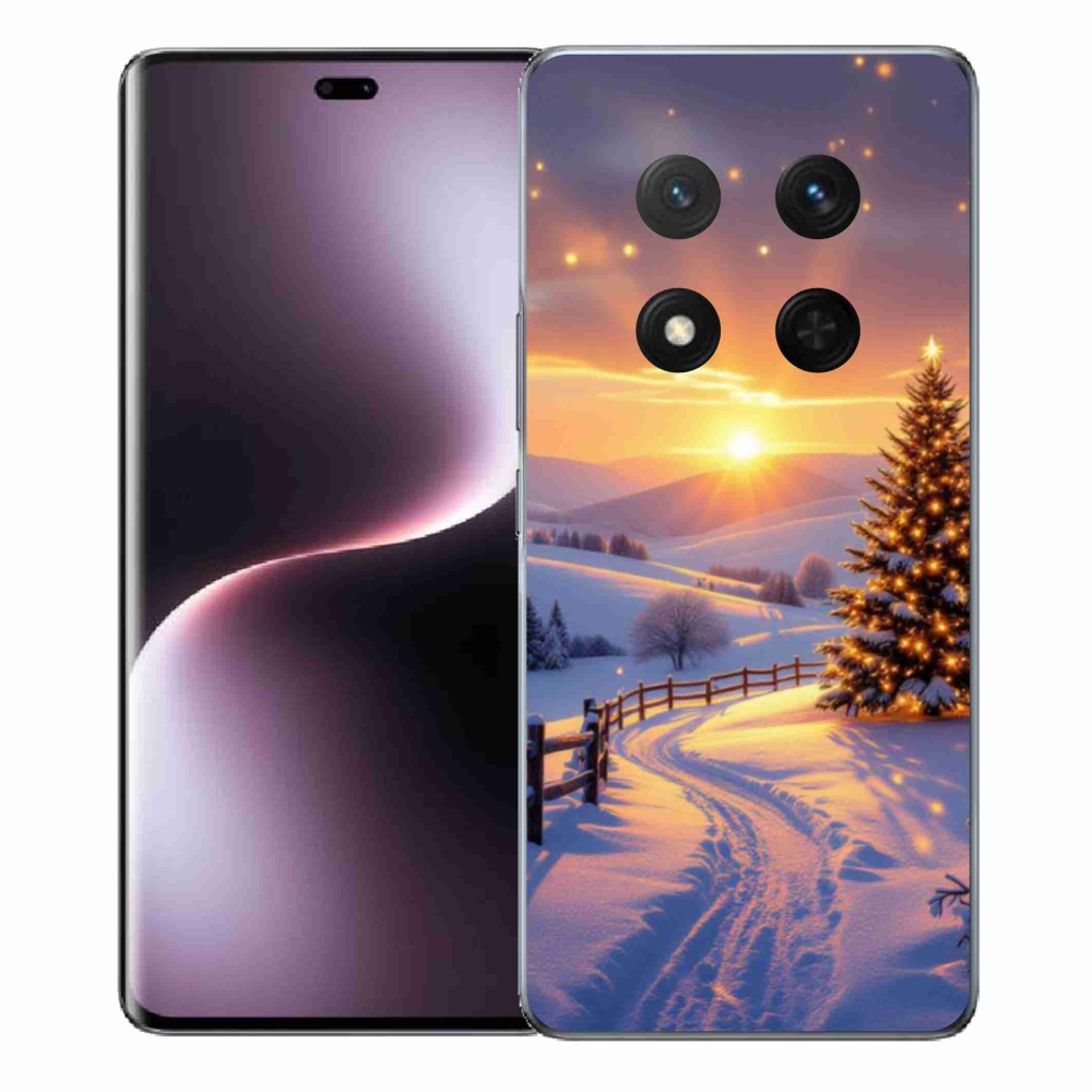 Gél borítás mmCase a Honor Magic 7 Lite 5G számára - téli tájkép