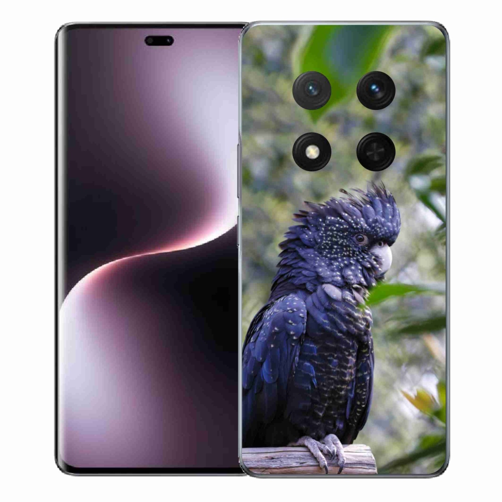 mmCase géltok az Honor Magic 7 Lite-hoz – fekete kakadu papagáj