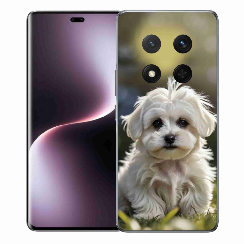 mmCase gél tok az Honor Magic 7 Lite-hoz – aranyos máltai kutyus