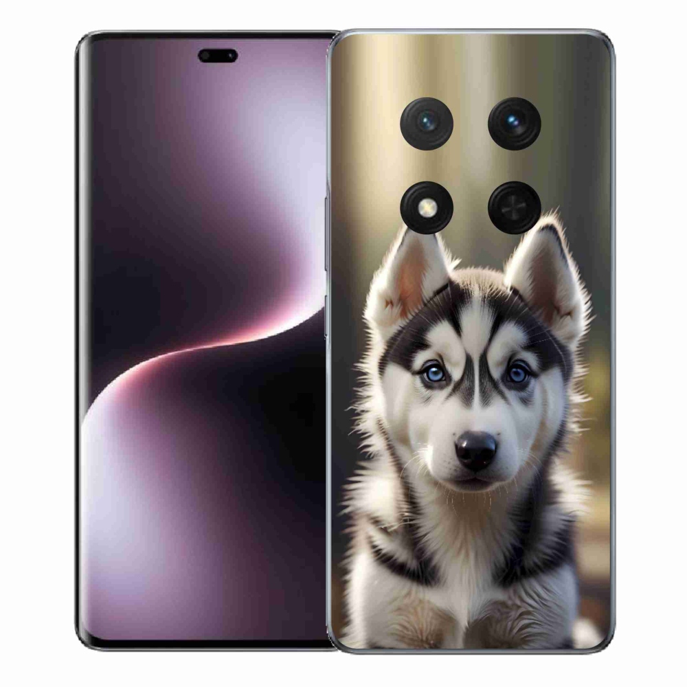 mmCase gél tok az Honor Magic 7 Lite-hoz – aranyos szibériai husky