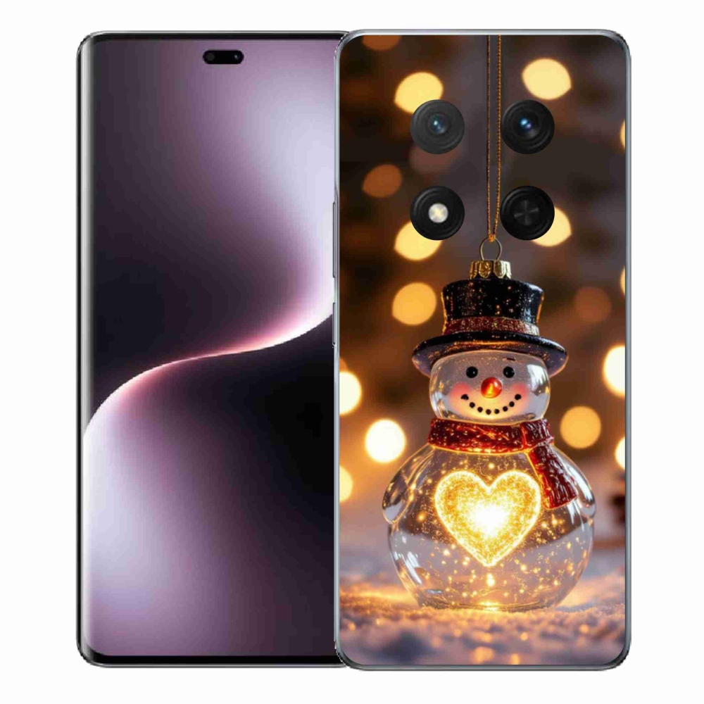 mmCase géltok az Honor Magic 7 Lite-hoz – világító karácsonyi hóember