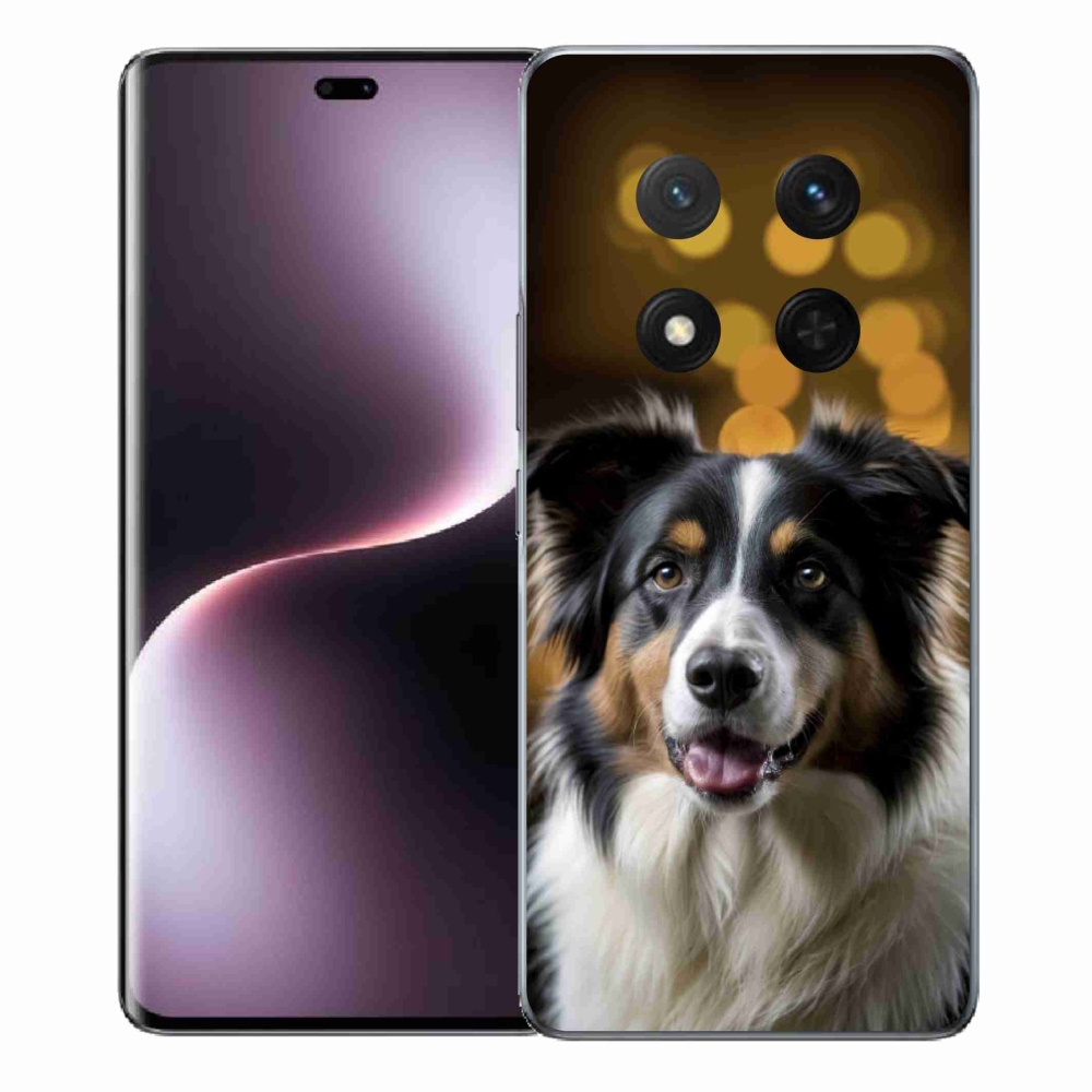 mmCase gél tok az Honor Magic 7 Lite-hoz – mosolygós ausztrál juhászkutya