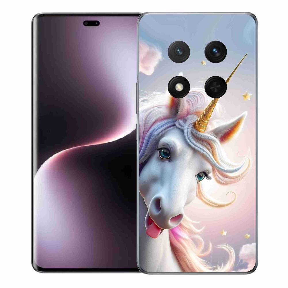 mmCase gél tok az Honor Magic 7 Lite-hoz – vidám egyszarvú